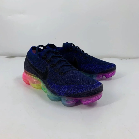Nike Women's Air Vapormax Be true Lace Up 2017 Rainbow 883274-400 Size 7 NWB - Picture 5 of 16
